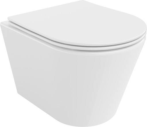 MEXEN RICO MISKA WC RIMLESS DESKA WOLNOOPADAJĄCA DUROPLAST SLIM