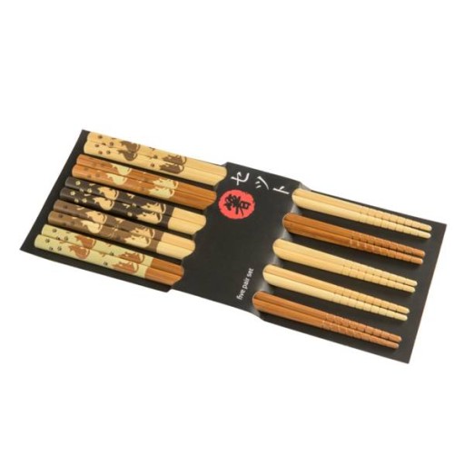 Zestaw pałeczek do sushi PREMIUM Koty 22,5cm