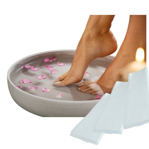 Worki do pedicure torebki foliowe do zabiegów na miskę jednorazowe 50 sztuk