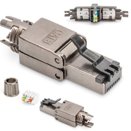 WTYK BEZNARZĘDZIOWY RJ45 STP KAT.6A KAT.7 KAT.8