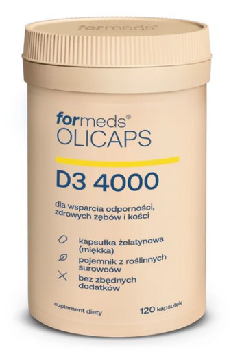 ForMeds OLICAPS WITAMINA D3 4000 120k CZYSTY SKŁAD