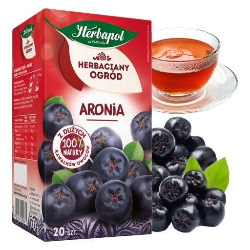 HERBAPOL HERBACIANY OGRÓD herbata herbatka owocowa ARONIA 20 TOREBEK