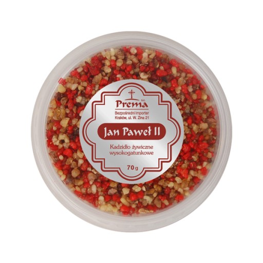 JAN PAWEŁ II kadzidło żywiczne kościelne 70g Prema