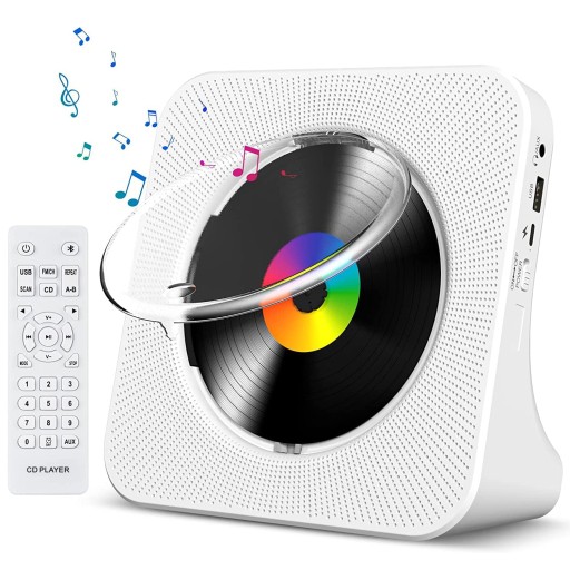 PRZENOŚNY ODTWARZACZ CD RADIO FM ZDALNEGO PORT USB WYŚWIETLACZ LCD Z PILOT
