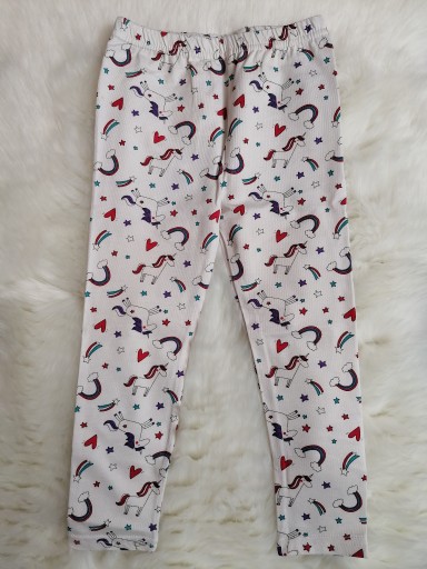 LEGGINSY DZIEWCZĘCE 122 GETRY UNICORN LEGINSY