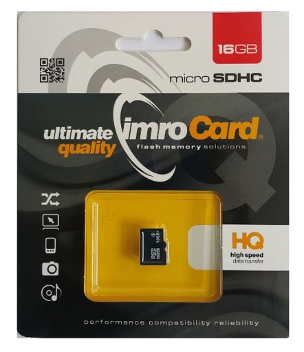 Karta Pamięci microsd micro SD 16GB klasa 4 IMRO