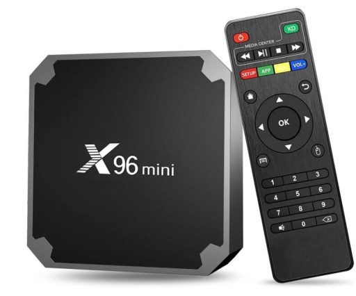 X96mini Android TV Box S905W 2.4G WiFi Smart 4K Zestaw do konfiguracji telewizora