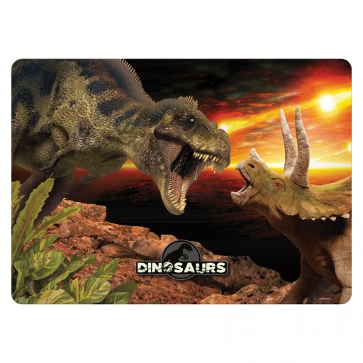 DEKORACYJNA PODKŁADKA na BIURKO PCV dla dzieci 290 x 400 mm w DINOZAURY
