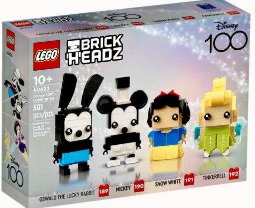 KLOCKI LEGO BRICKHEADZ 40622 DISNEY 100 URODZINY