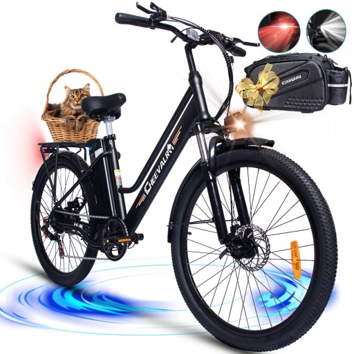 Rower elektryczny miejski CHEEVALRY 250W 20AH 120KM 26