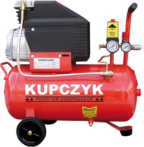 Kompresor Sprężarka 24L Kupczyk FL-24 245 L/min