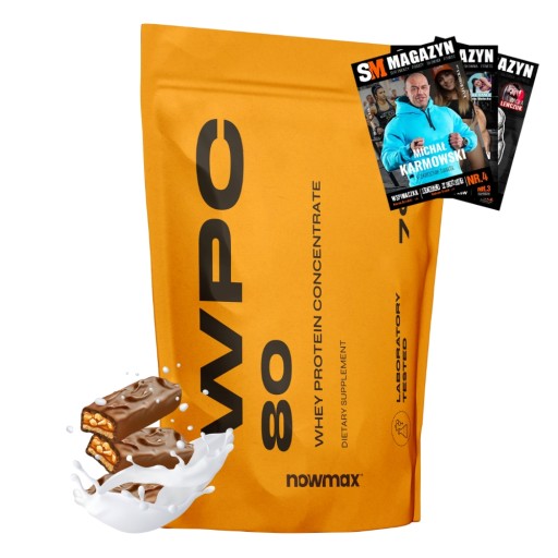 nowmax WPC80 WHEY PROTEIN 700G – BIAŁKO SERWATKOWE DLA MIĘŚNI I REGENERACJI