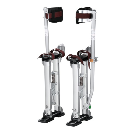 VEVOR Szczudła Budowlane Srebro Maks Ładowność 103KG Stop Aluminiowy