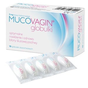 MUCOVAGIN globulki DOPOCHWOWE nawilżające 10 sztuk