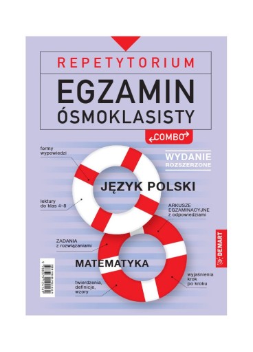 Repetytorium egzamin ósmoklasisty J. Polski i Matematyka 2w1