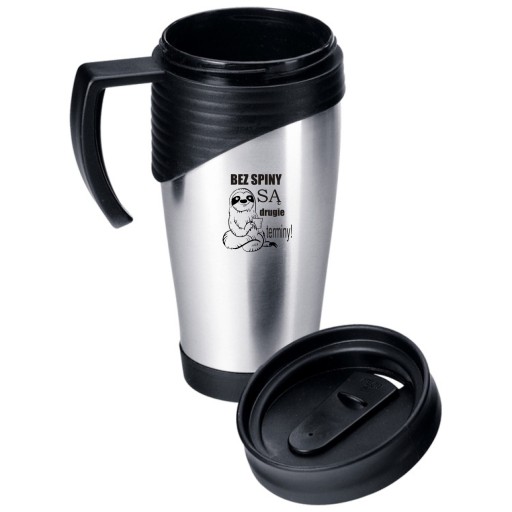 Kubek termiczny 400 ml z grawerem logo grafiki txt