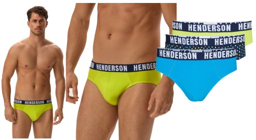 HENDERSON slipy majtki męskie CORE 3PAK JET 42454 *3XL*
