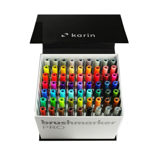 Brushmarker PRO Box 60 kolorów KARIN