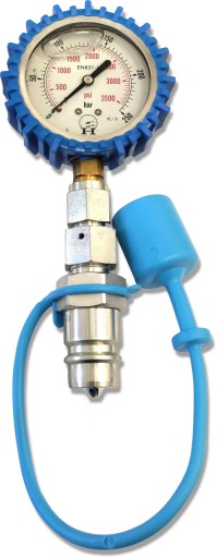 MANOMETR 250 Bar + SZYBKOZŁĄCZE WTYCZKA EURO M18