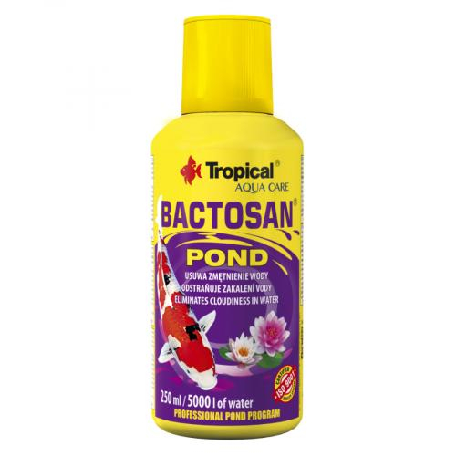 TROPICAL BACTOSAN POND PREPARAT DO KLAROWANIA WODY W AKWARIUM 250ml