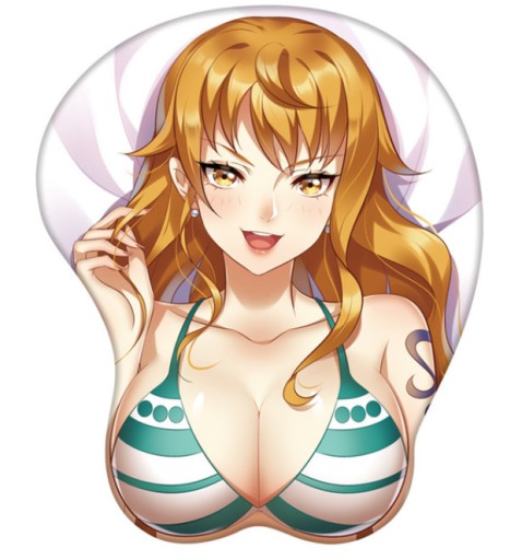 podkładka pod myszkę 3d anime dziewczyna biust m17