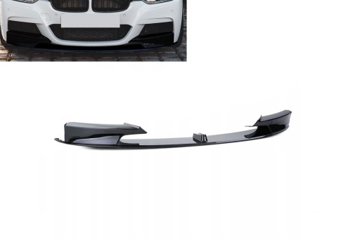 Dokładka BMW 3 F30 M Pakiet Czarny Połysk Spoiler
