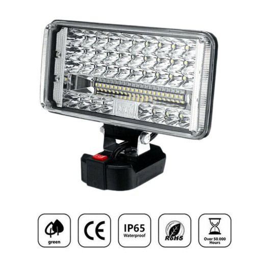 LAMPA ROBOCZA 180W HALOGEN 59 LED 18-21V IP67.