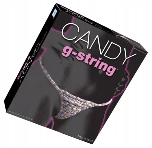 GADŻET CANDY G-STRING STRINGI Z CUKIERKÓW