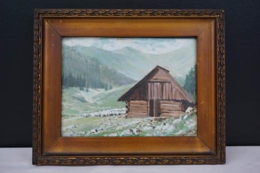 Stanisław Dziemański obraz pejzaż Tatry Hala Kondratowa 1927