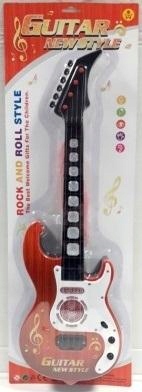 Gitara Dziecięce Muzyczne ZABAWKI Zabawka Muzyczna INSTRUMENT Dobra Jakość