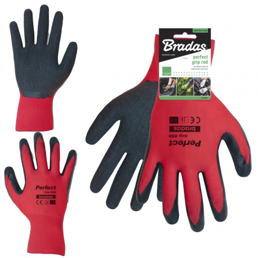 1 Para Rękawice Ochronne Mocne Lateksowe PERFECT GRIP RED rozmiar 10 XL