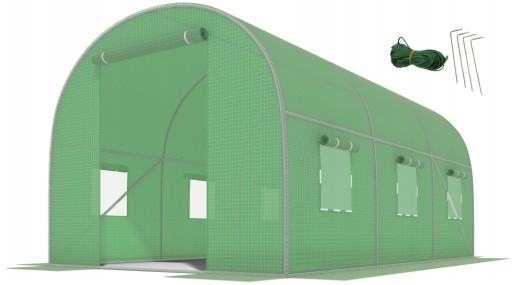 TUNEL FOLIOWY 10m2 OGRODOWY SZKLARNIA 4x2,5m UV-4