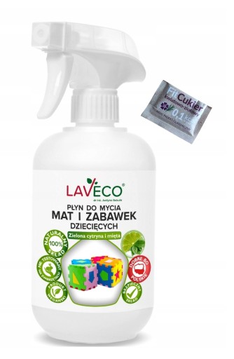 LAVECO PŁYN DO MAT I ZABAWEK CYTRYNA I MIĘTA 500ml