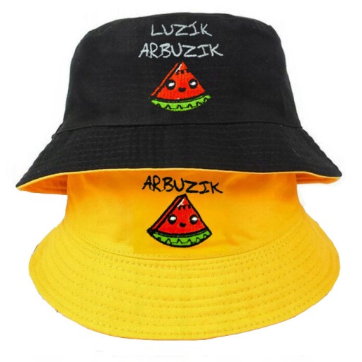 KAPELUSZ BUCKET HAT CZAPKA DWUSTRONNY KOLORY 2w1