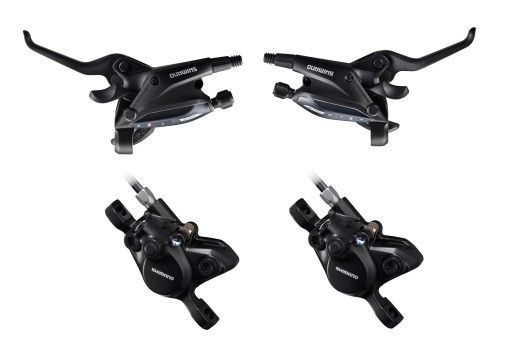 KOMPLET SHIMANO HAMULCE HYDRAULICZNE ST-EF505 3x8