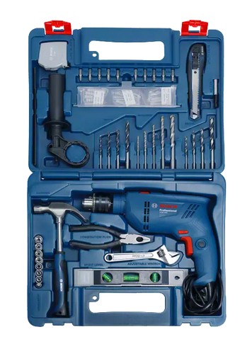BOSCH Professional Wiertarka Udarowa 600W Walizka GSB 600 WALIZKA + OSPRZĘT