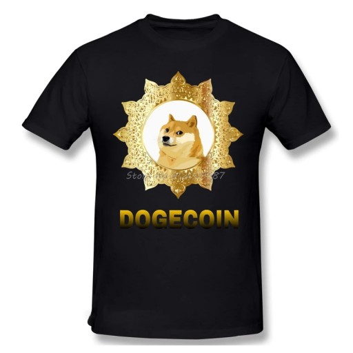 Fashion Cryptocurrency 17 Design Doge Dogecoin T-Shirt Koszulka