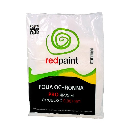 FOLIA OCHRONNA REDPAINT 4X5M 0,007MM