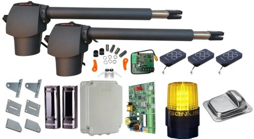 Zestaw Napęd do bramy GENIUS G-BAT 400 - 2x4m