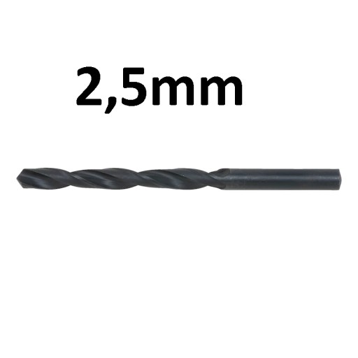 Wiertło spiralne HSS DIN do metalu 2,50mm Wurth