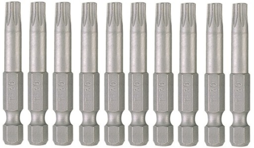 Bit BITY 1/4 TORX 8 T8 10szt KING TONY 715008T