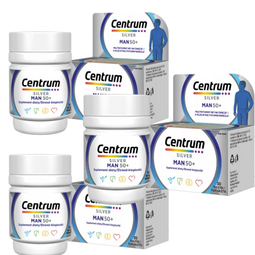 Multiwitamina Centrum Man 50+, 30 tabletek x 3 (90 tabletek)