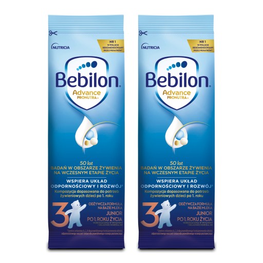 Bebilon 3 Advance Pronutra Junior w saszetkach ZESTAW 2 x 29,4 g