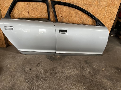 DRZWI PRAWE PRZÓD TYŁ AUDI A6 C6 LIFT LX7W W KOLOR