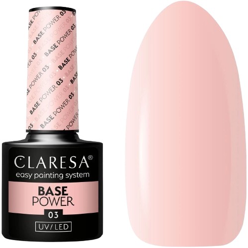 BAZA POWER 03 - 5 g CLARESA Pudrowy róż