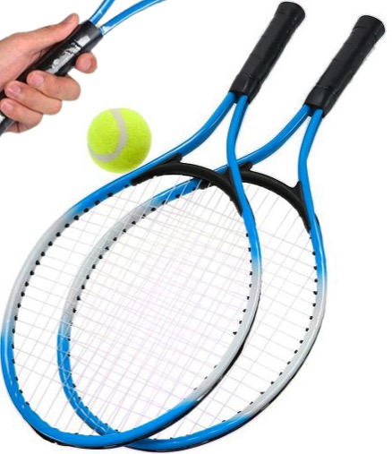 2 RAKIETKI DO GRY W TENIS ZIEMNY+PIŁKA LETNI ZESTAW DO GRY