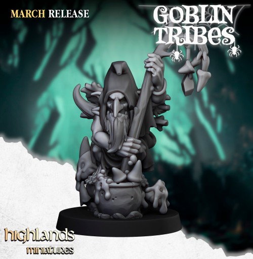 Swamp Goblin Shaman - WFB - Minifaktura