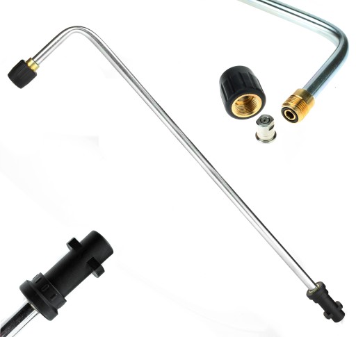 LANCA DYSZA KĄTOWA DO MYJKI KARCHER K2 K3 K4 K5 K6 K7 DO PODWOZI DŁUGA