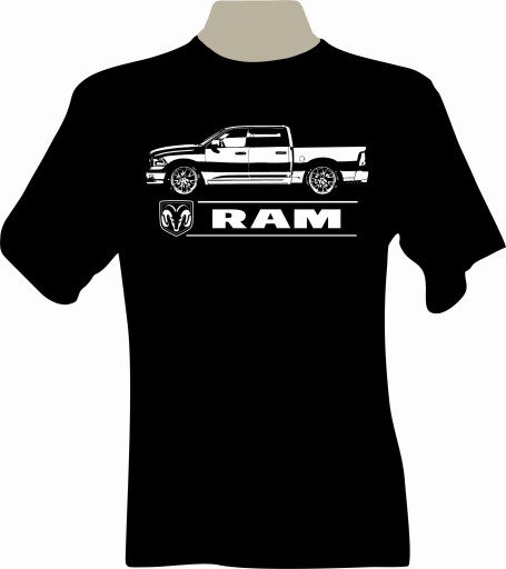 KOSZULKA T-shirt z nadrukiem dla fana dodge RAM