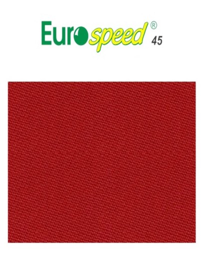 Sukno płótno bilardowe Eurospeed 45 Red czerwone